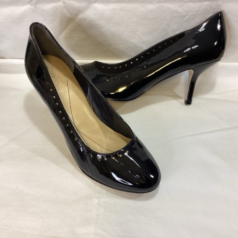 Kate Spade Black Patent Leather Heels SZ 8M